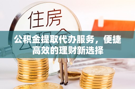 新园公积金提取代办服务，便捷高效的理财新选择
