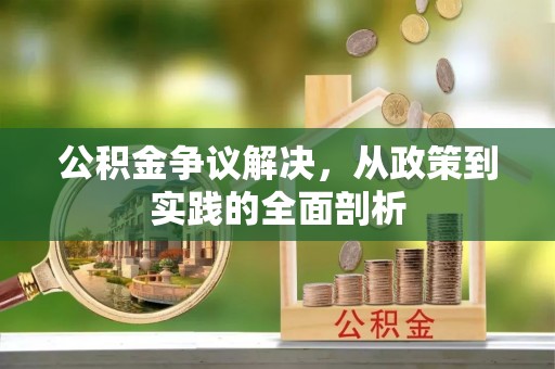 新园公积金争议解决，从政策到实践的全面剖析