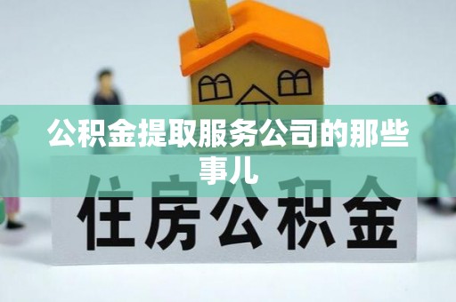 新园公积金提取服务公司的那些事儿