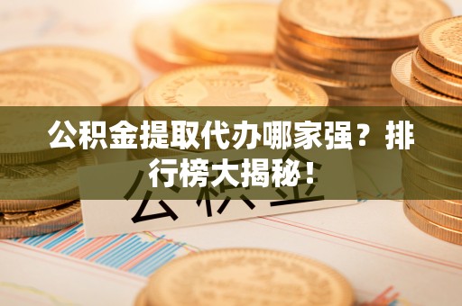 新园公积金提取代办哪家强？排行榜大揭秘！