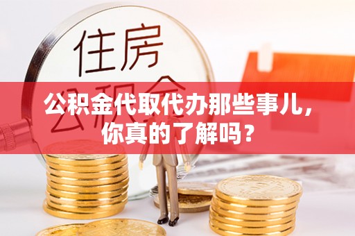 新园公积金代取代办那些事儿，你真的了解吗？