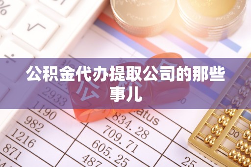 新园公积金代办提取公司的那些事儿