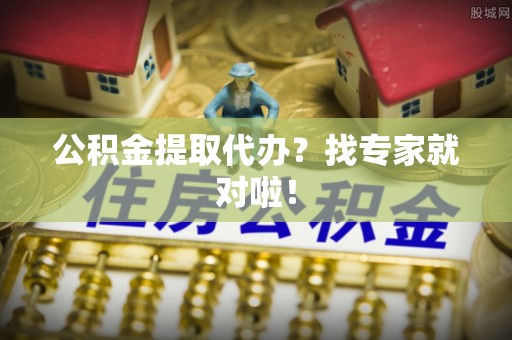 新园公积金提取代办？找专家就对啦！