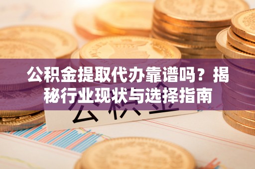 新园公积金提取代办靠谱吗？揭秘行业现状与选择指南