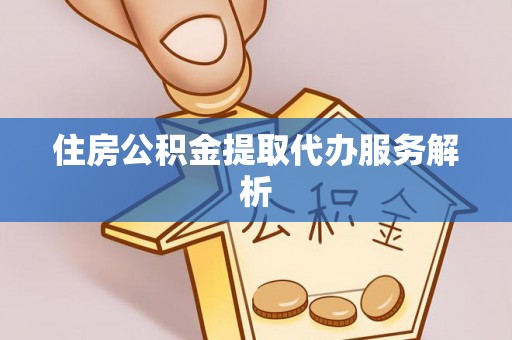 新园住房公积金提取代办服务解析